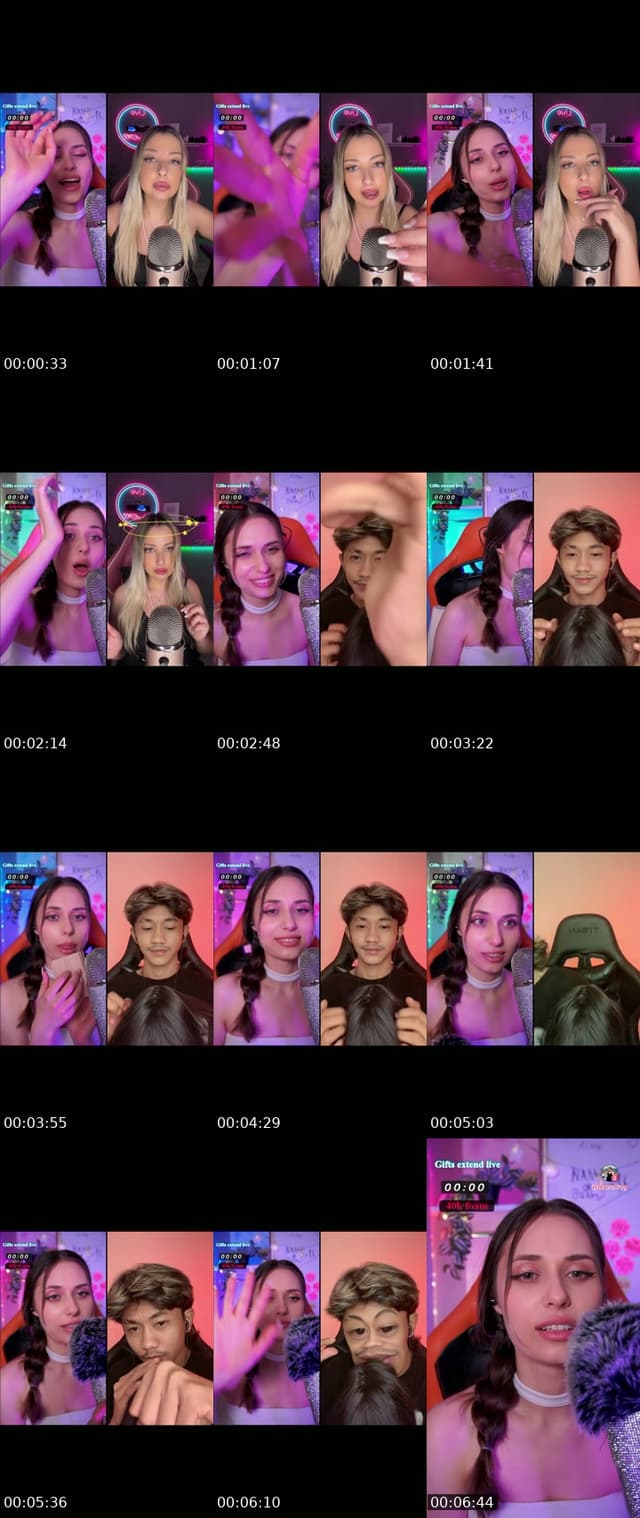 TikTok live: Breathe.listen.stay.ASMR 🤗 by @leyla_asmr5