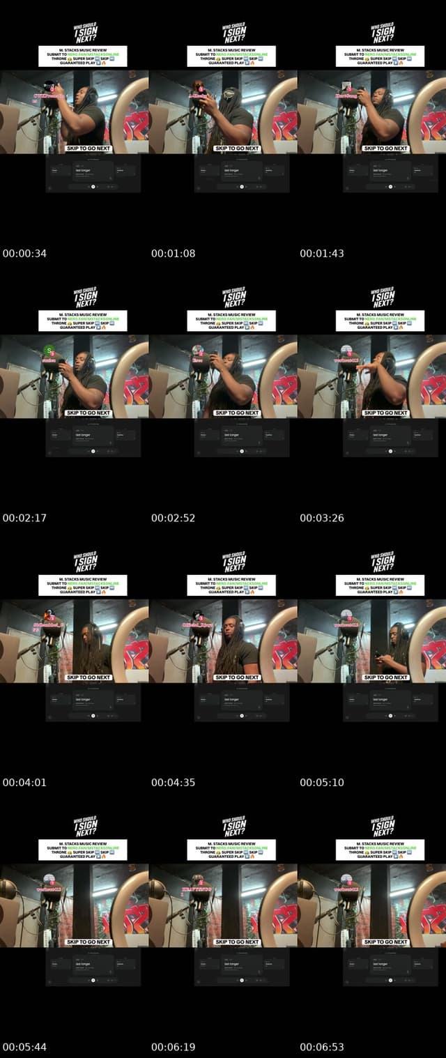 TikTok live: Who should I sign next??? by @mstacksonline