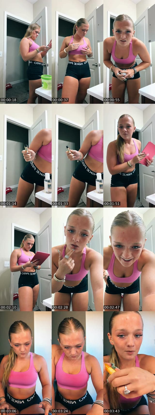 TikTok live: heyy grwm for gym🫶🏼 by @kens.coradini