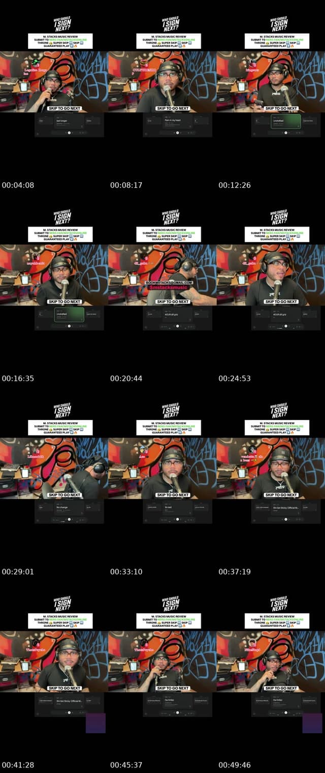 TikTok live: Who should I sign next??? by @mstacksonline