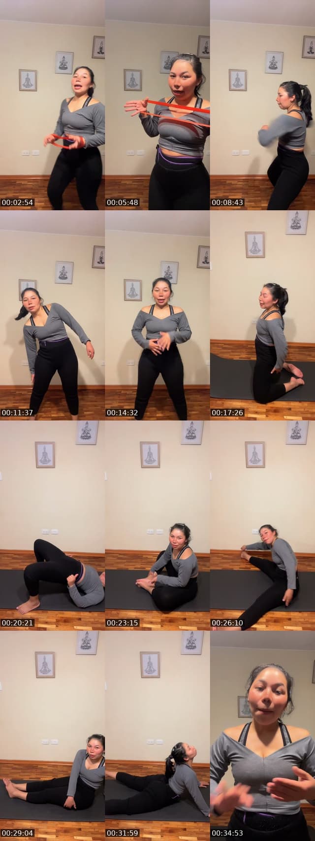 TikTok live: BAILO YOGA CON MAMÁ by @genesizm441