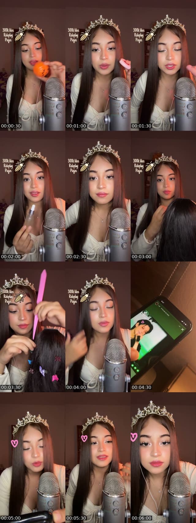 TikTok live: ASMR para dormir 💗 by @adrianav.asmr