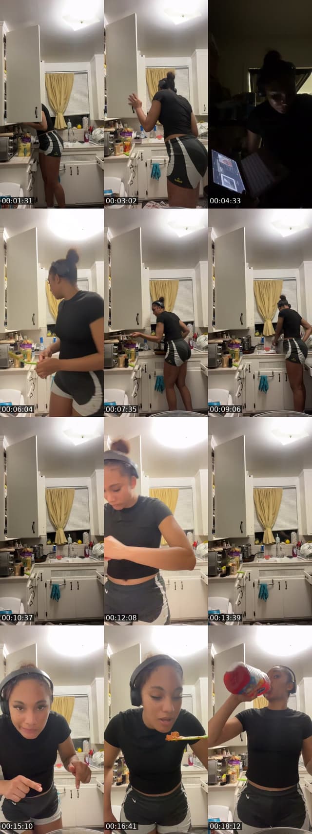 TikTok live: cook w me by @alline_pimpin