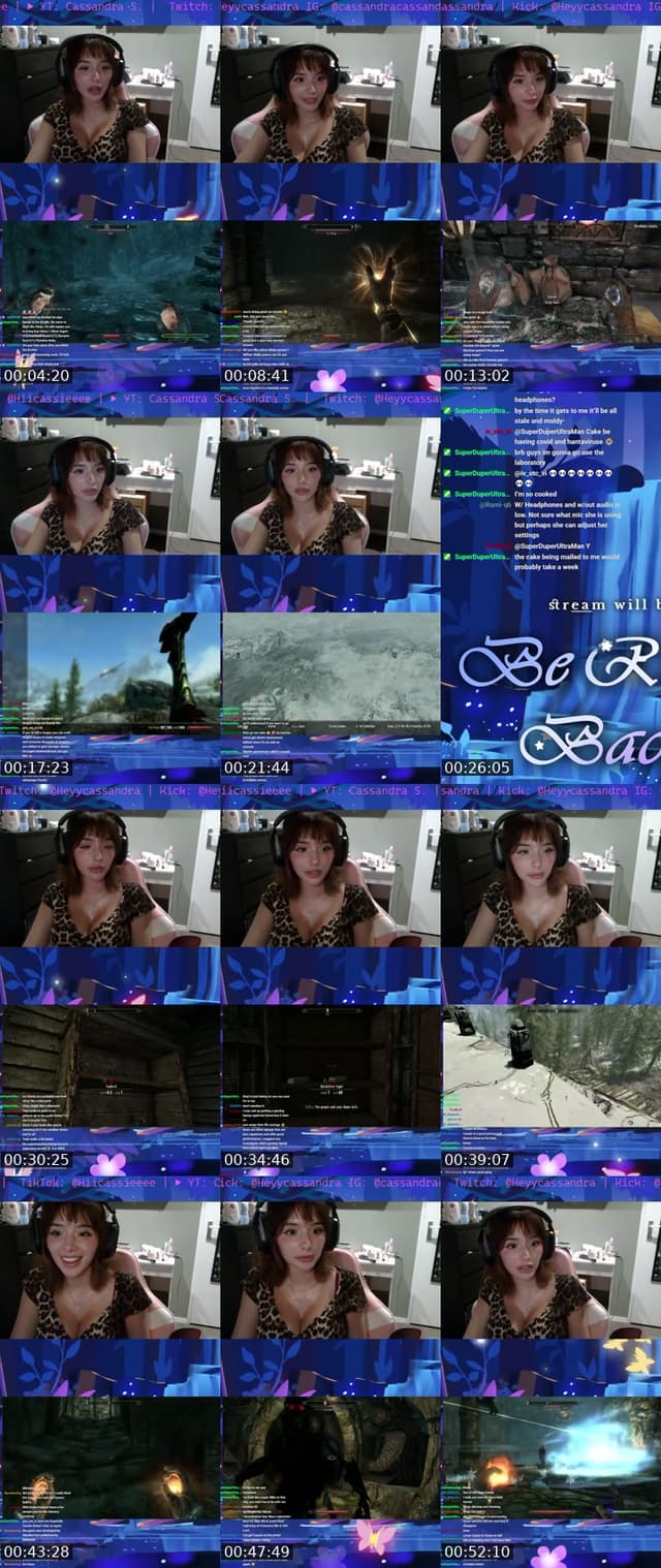 TikTok live: first time EVER playing skyrim � by @hiicassieeee