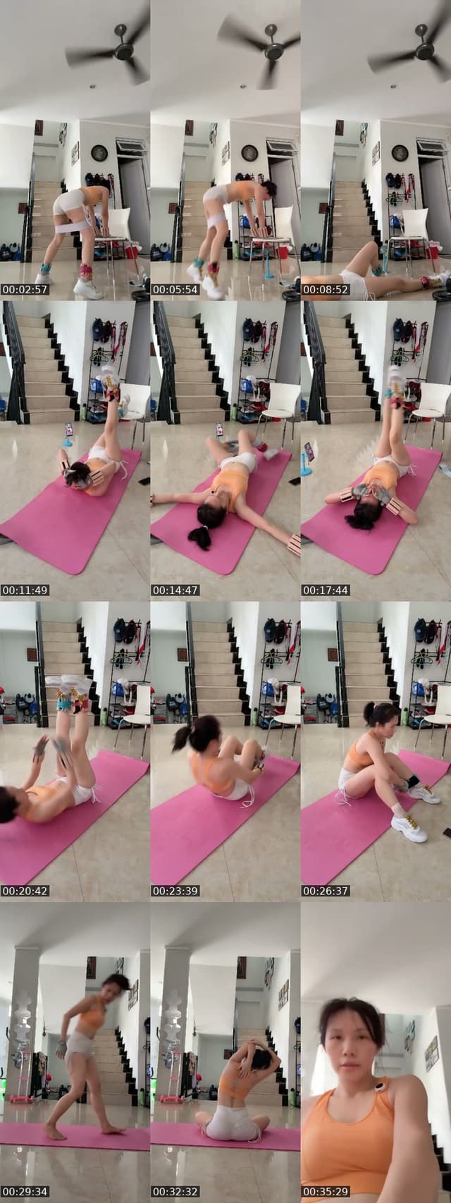 TikTok live: Morning exercise by @ms.fit_calesthenics