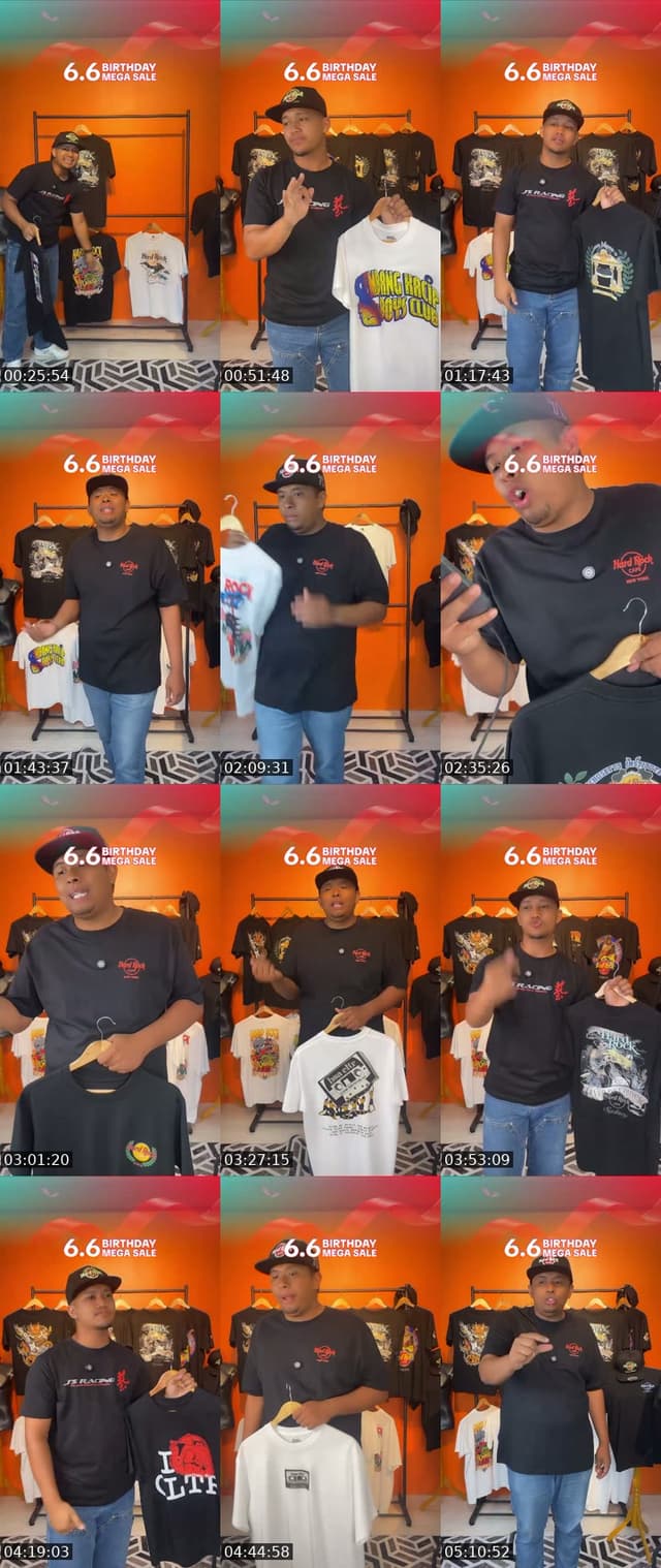 TikTok live: COMBO 4 HELAI FREE CAP by @bsaoutlet1