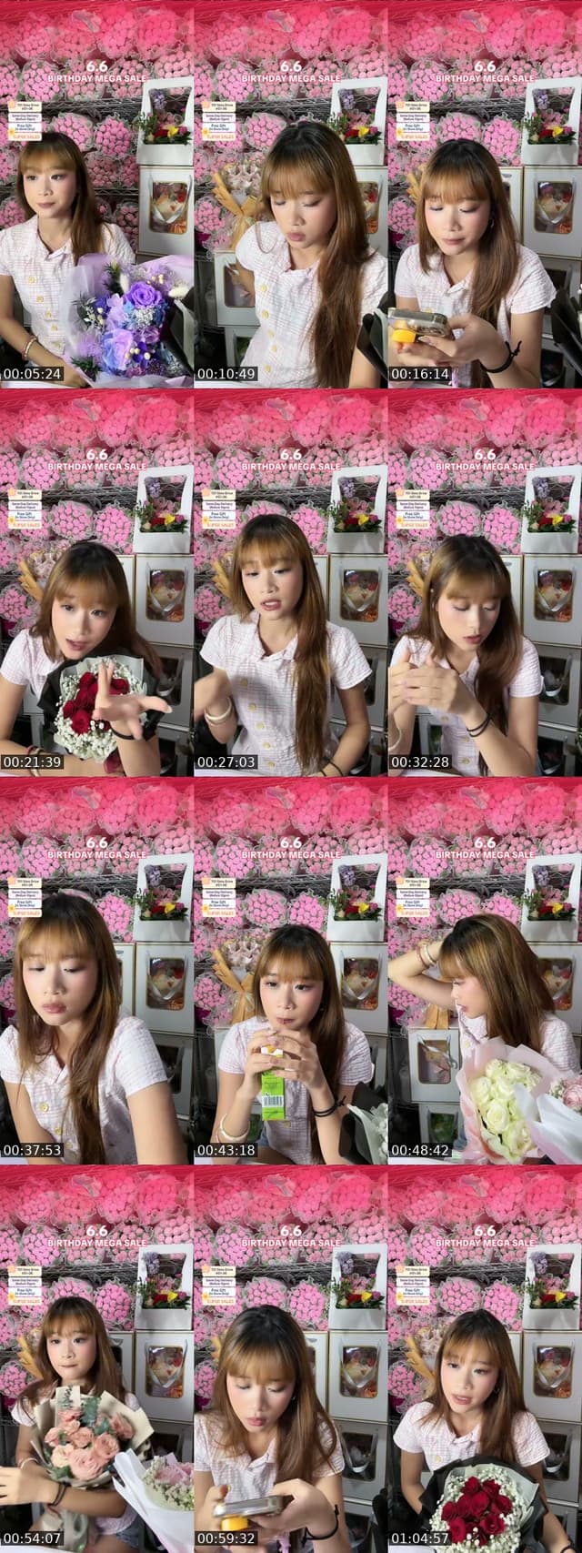 TikTok live: Mid Year Mega Sales by @singaporeflorist