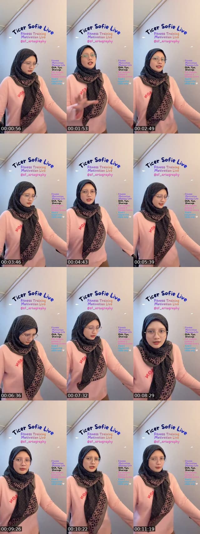 TikTok live: Fitness Live: Hello 😊💪 by @sf_artography