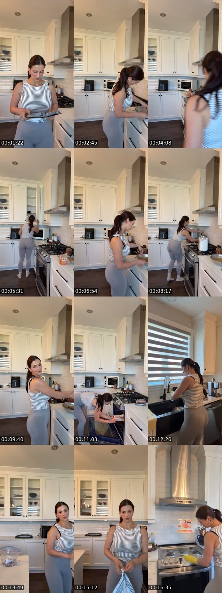in the kitchen