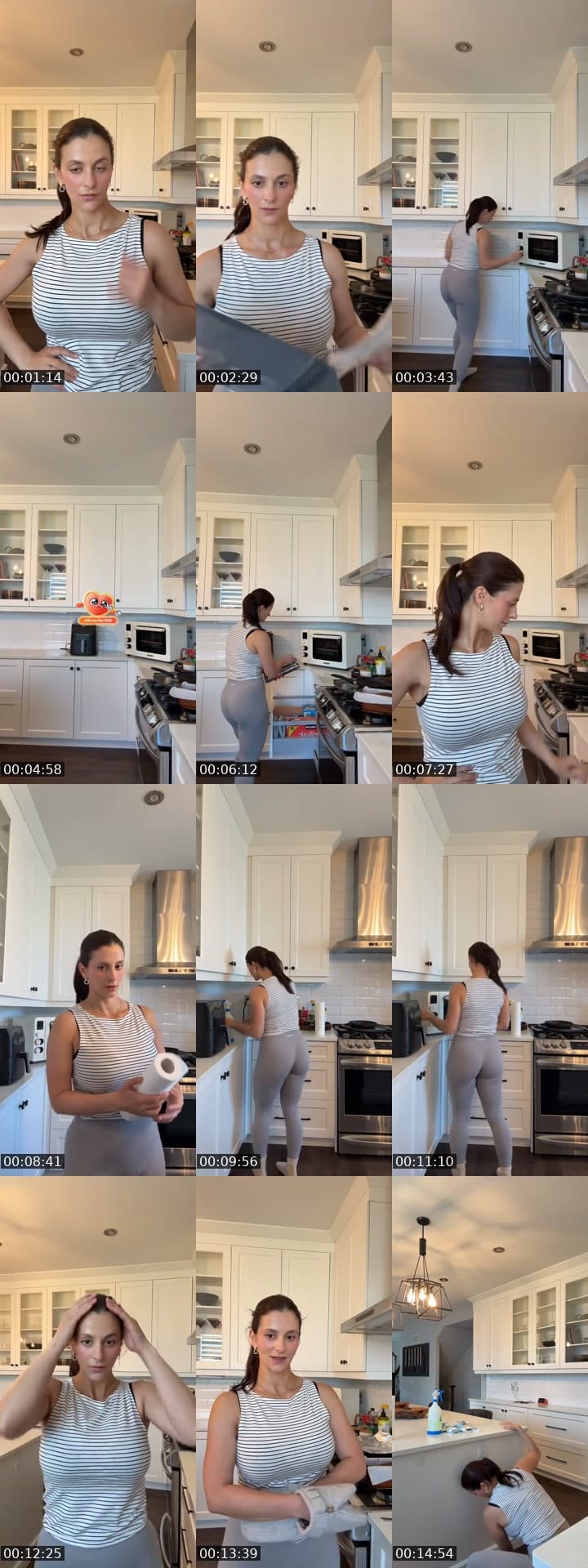 in the kitchen