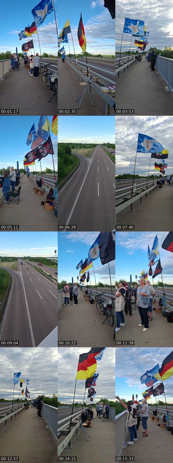 Mahnwache für den Frieden A9 BD