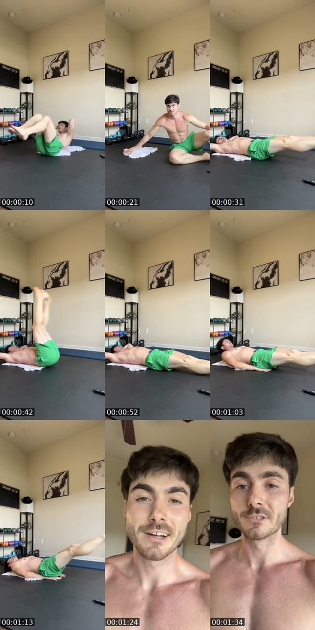 Live Dumbbell Leg Day +Abs - @nickmoneo