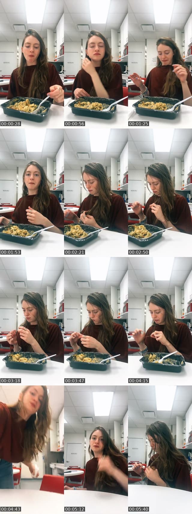 TikTok live: Mukbang @ work by @piesthelimit3000