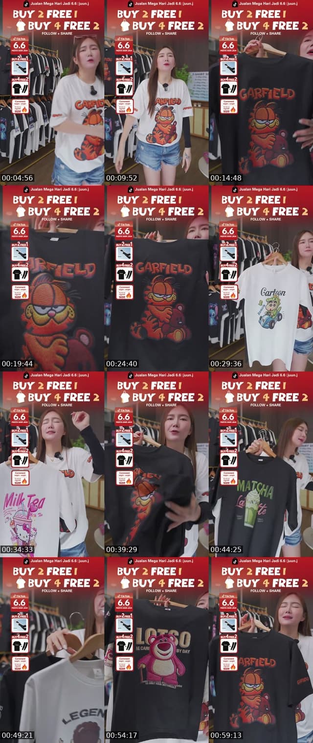 TikTok live: 6.6 big sales promosi by @mangmang083