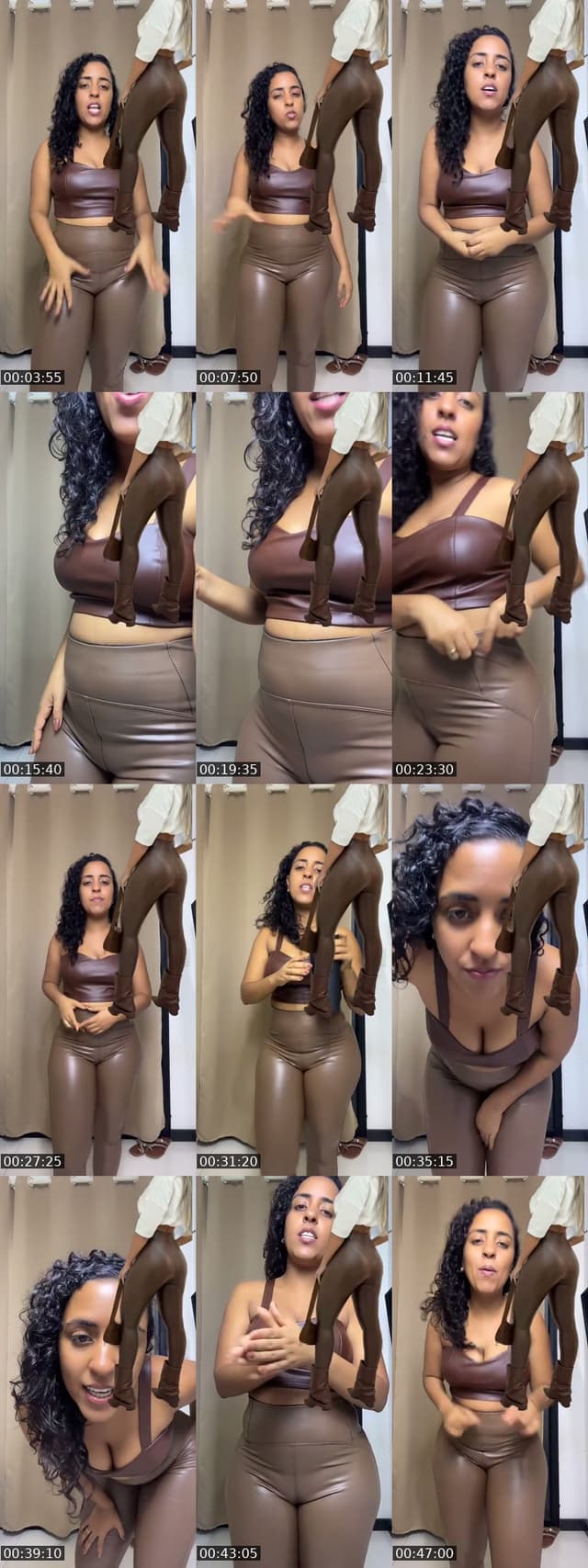 TikTok live: Promoção calça de couro by @dani_shopvendas