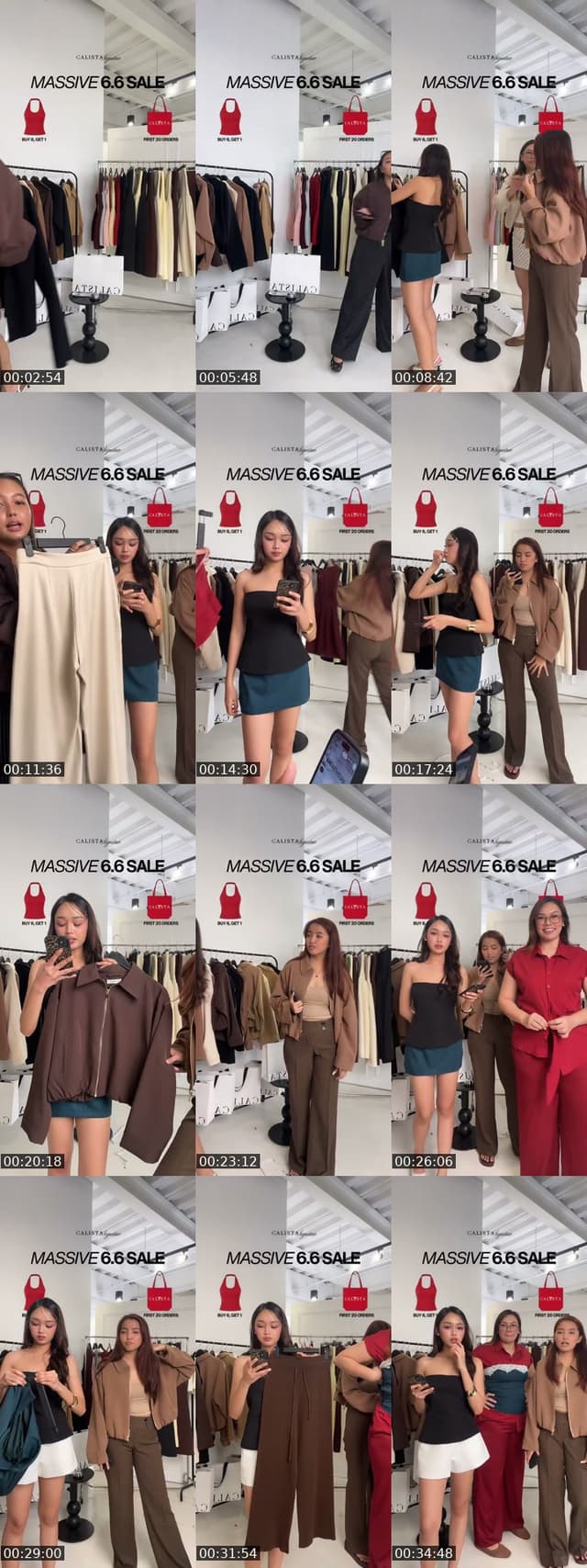 TikTok live: MASSIVE 6.6 SALE 🔥 by @calista_signature