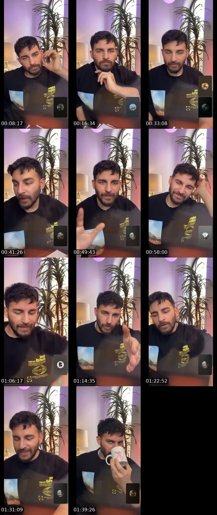 شفيق زهير، واستمتع بالحوار