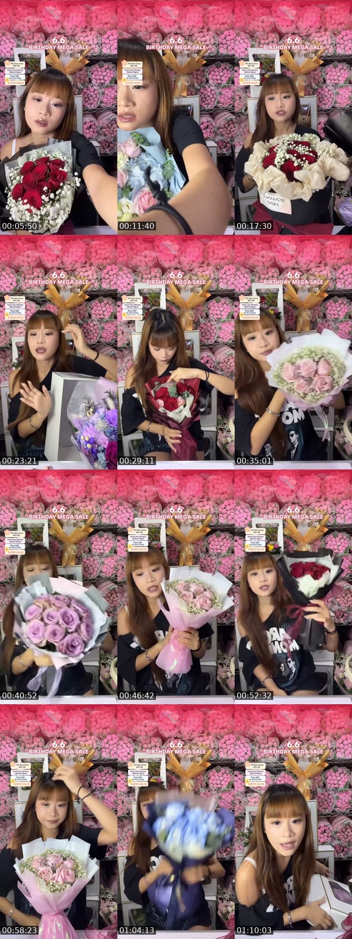 @flowersuppliersg TikTok live stream