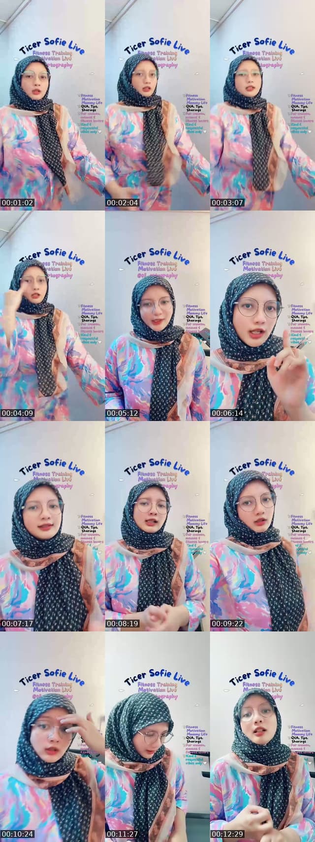 TikTok live: Fitness Live: Hello 😊💪 by @sf_artography