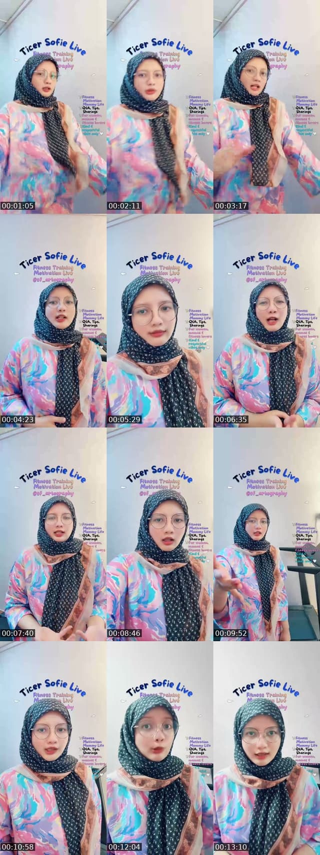 TikTok live: Fitness Live: Hello 😊💪 by @sf_artography
