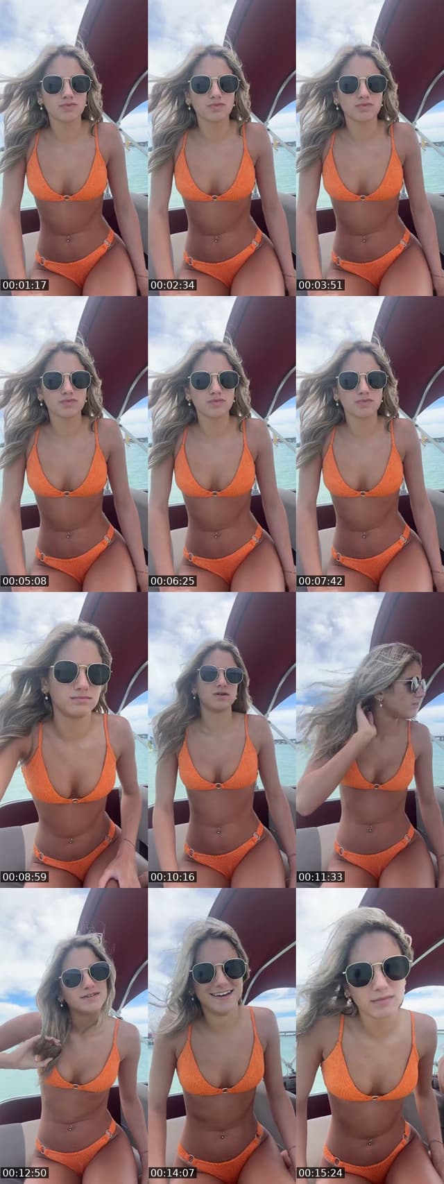 TikTok live: at the beach!! by @alikatmont