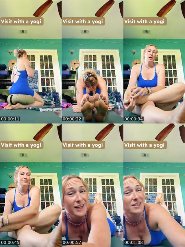 TikTok live: Peace be with you by @blisshouseyoga