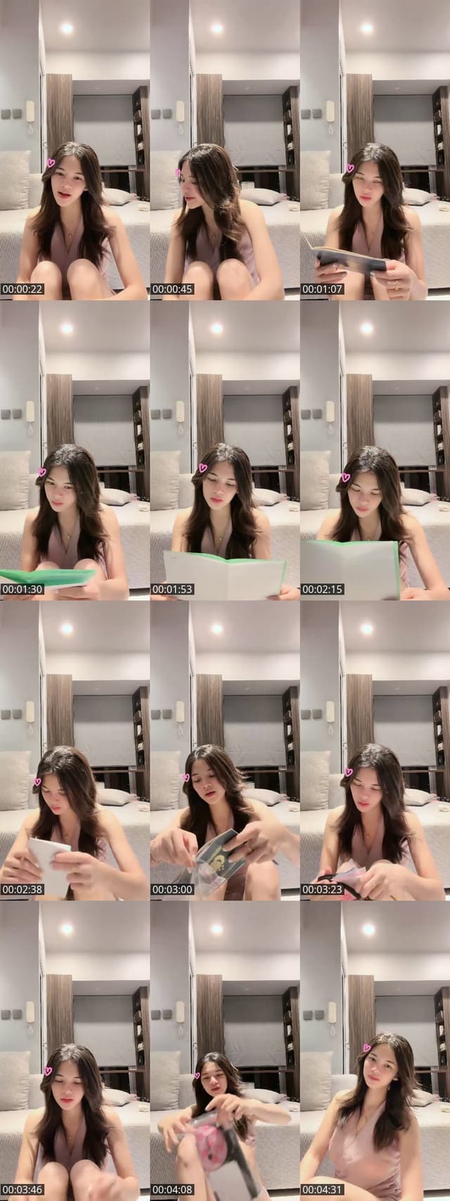 TikTok live: happy weekend 🤍 by @wangyu__2