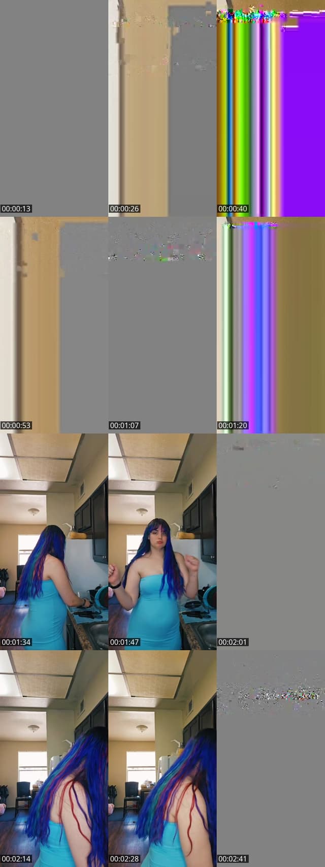 TikTok live: dyed my hair 🥰 by @blue.eyes.blue.skys