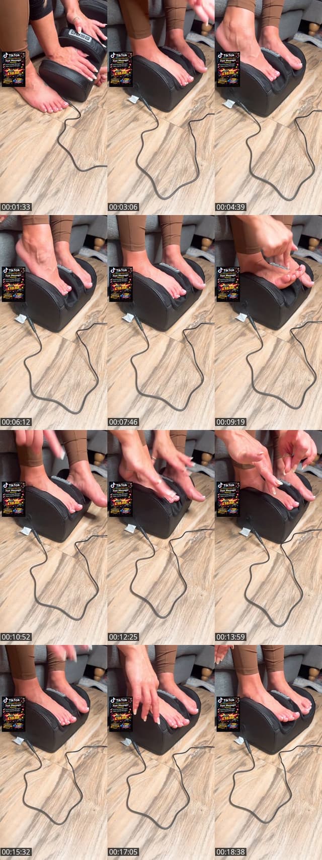 TikTok live: Foot massager Halara Ninja by @just_a_sen_mum_wingingit