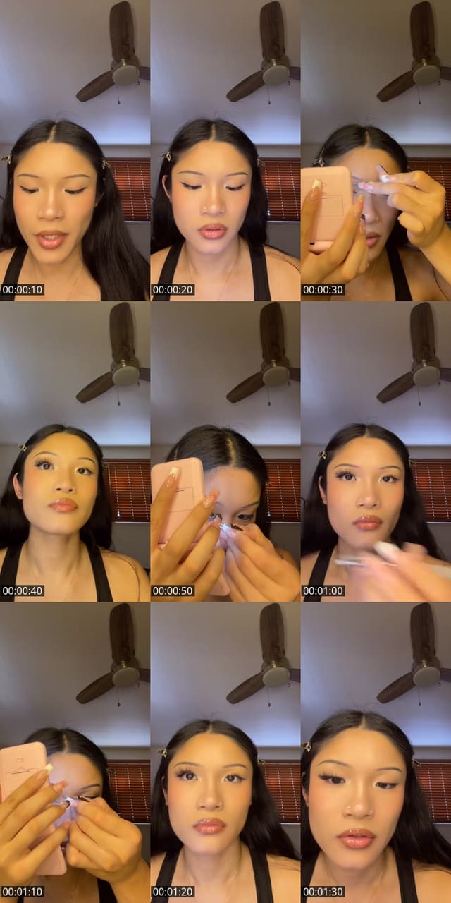 TikTok live: makeup and yapp by @hanslikehands