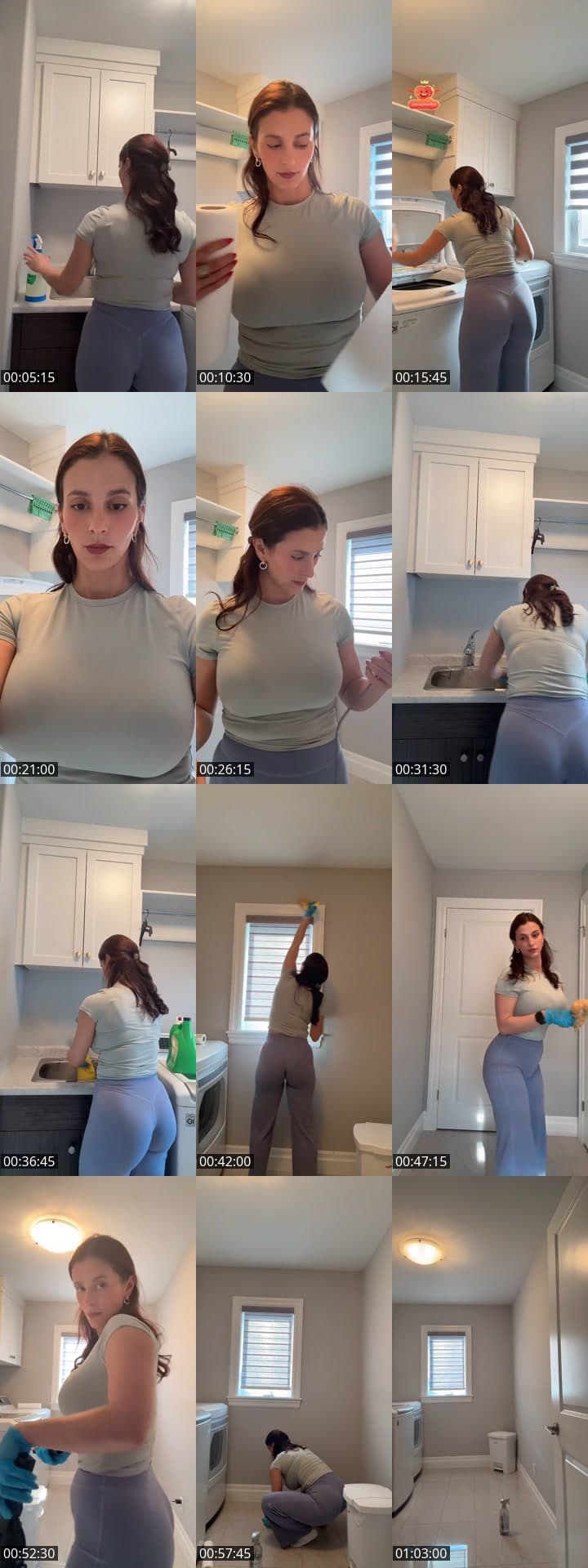 in the kitchen