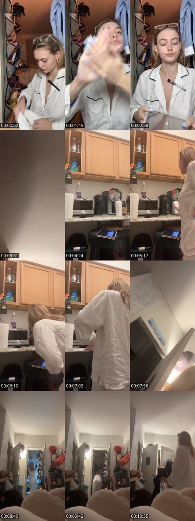 TikTok live: bedtime routine by @chlo_in_nyc
