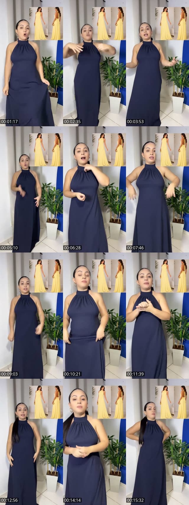 TikTok live: Vestido longo by @lunavalen73