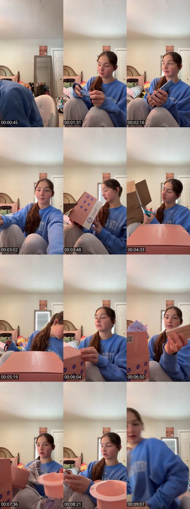 TikTok live: free sample haul by @kayleeboyle35
