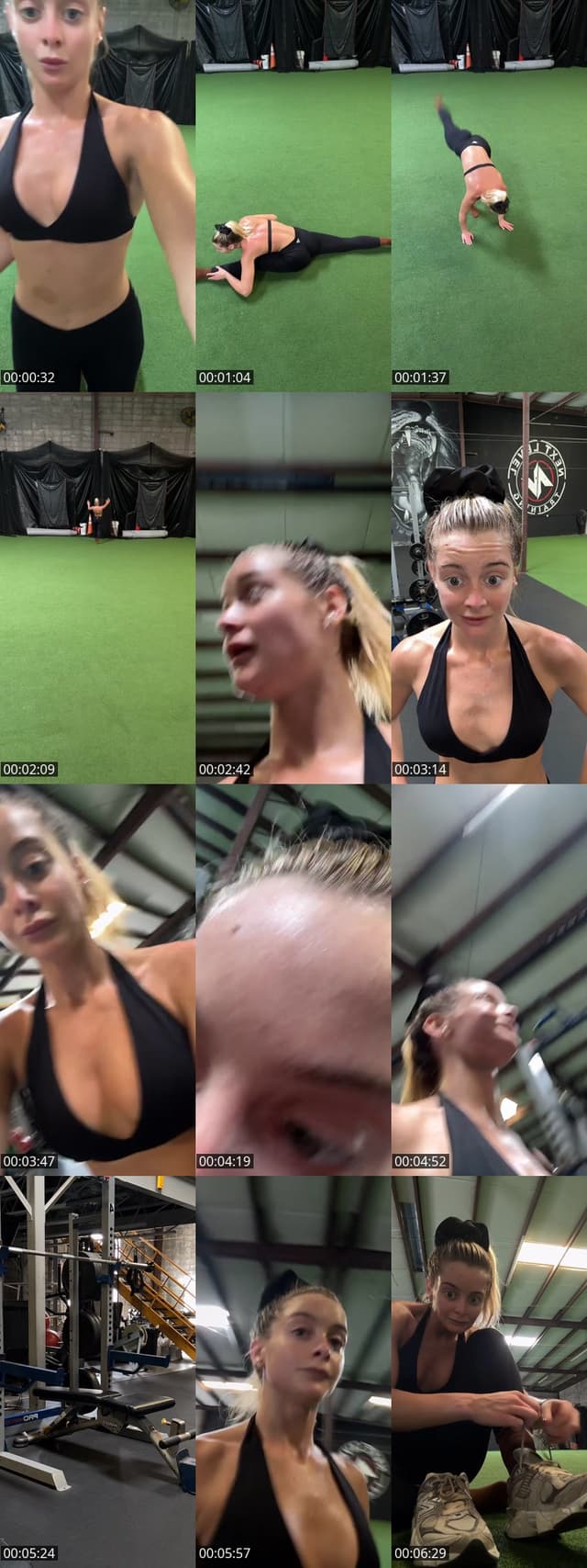 TikTok live: Deadlift workout 💪🏻👸🏼🎀 by @liaconno