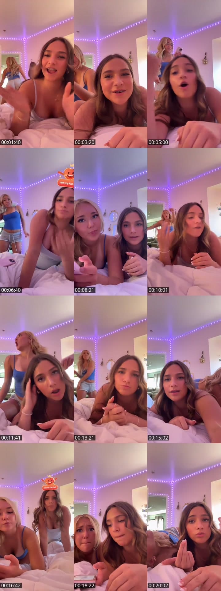 @sadie.and.nora TikTok live stream