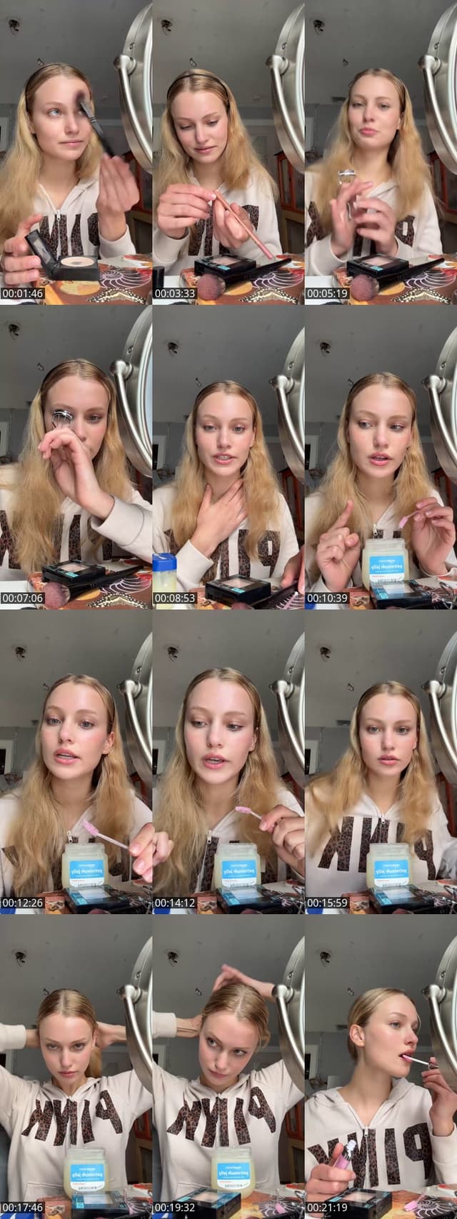TikTok live: grwm for ballet class by @madison.contento