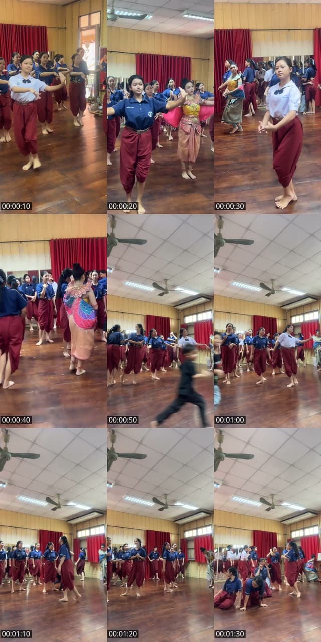 Thailand TikTok live: เจอกันงานนบพระ กำแพงค่ะ by @krutaew_2533