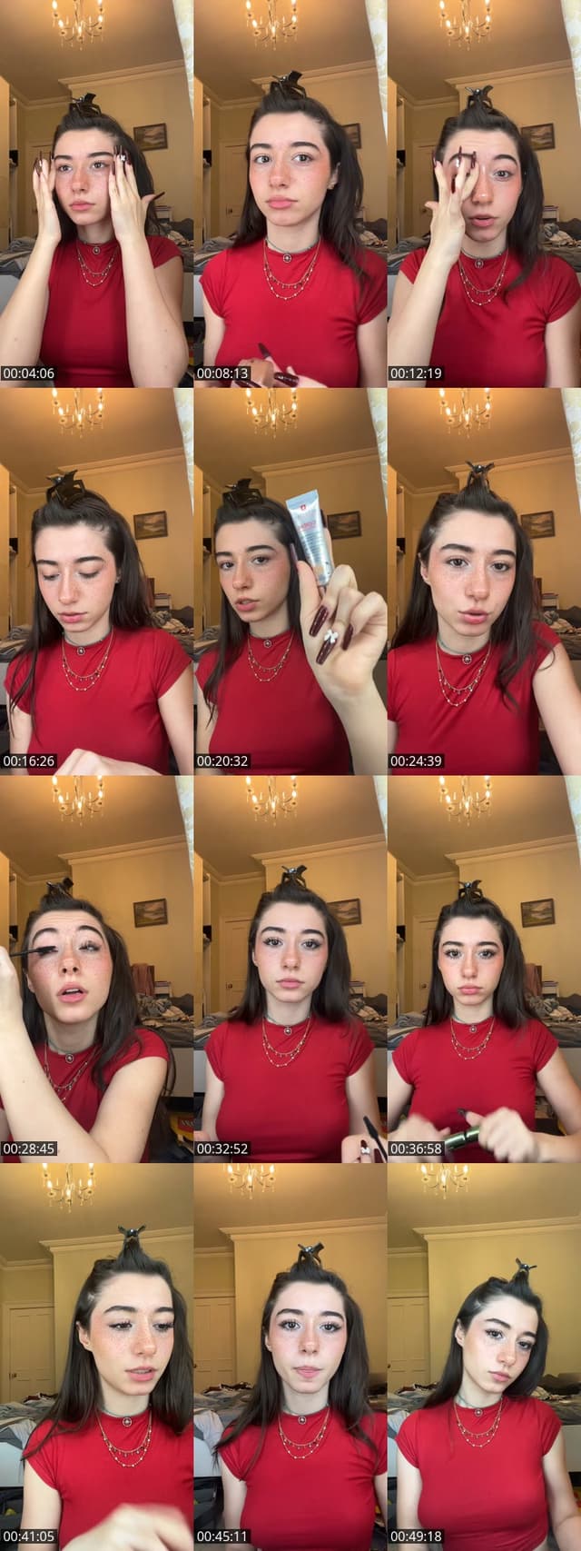 TikTok live: grwm by @giuvsk