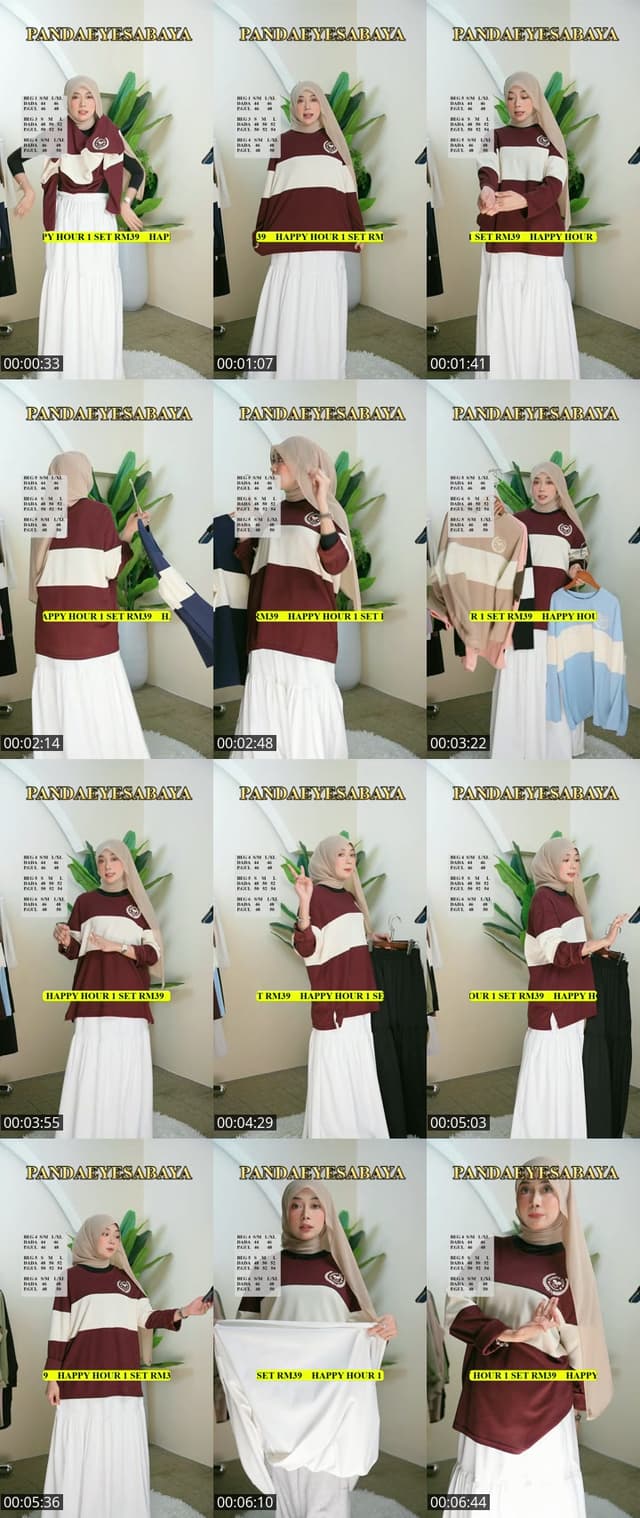 TikTok live: ABAYA NEW DESIGN by @pandaeyesabaya