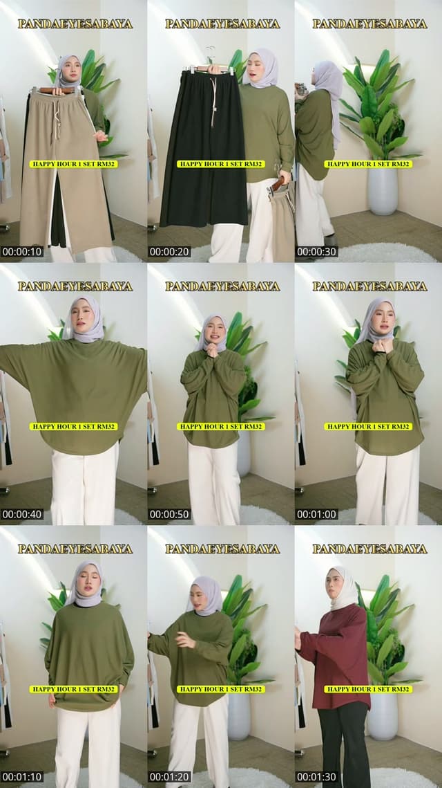 TikTok live: ABAYA NEW DESIGN by @pandaeyesabaya