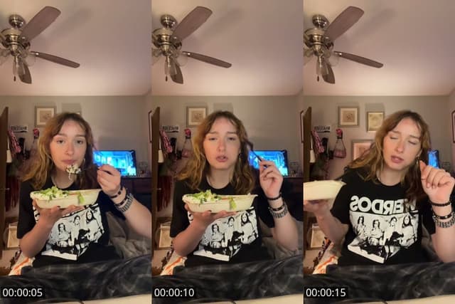 TikTok live: CHIPOTL MUKBONG by @holdupisthatlillie
