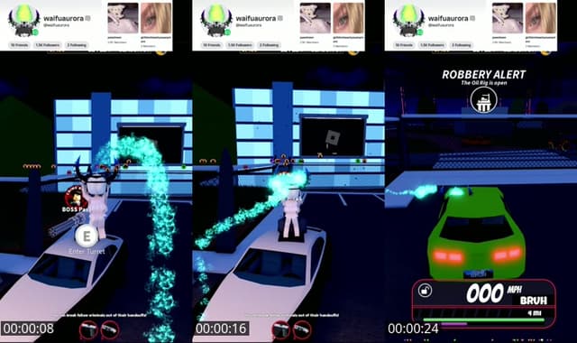 TikTok live: 18+ Roblox gaming by @au1roraii
