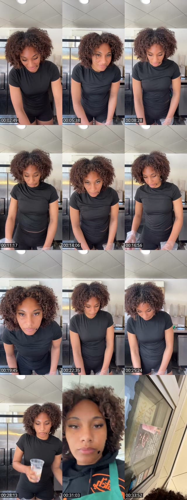 TikTok live: last day at workk by @alline_pimpin