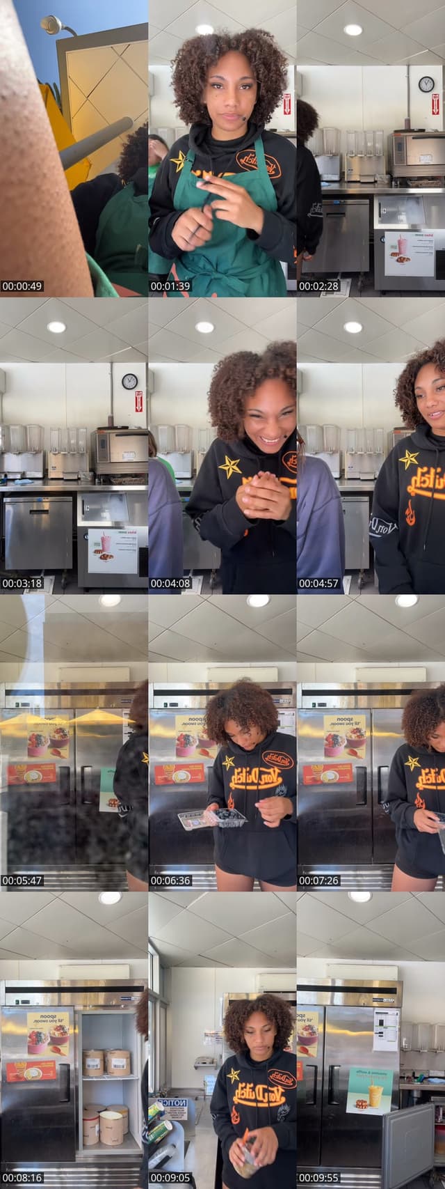 TikTok live: last day at workk by @alline_pimpin