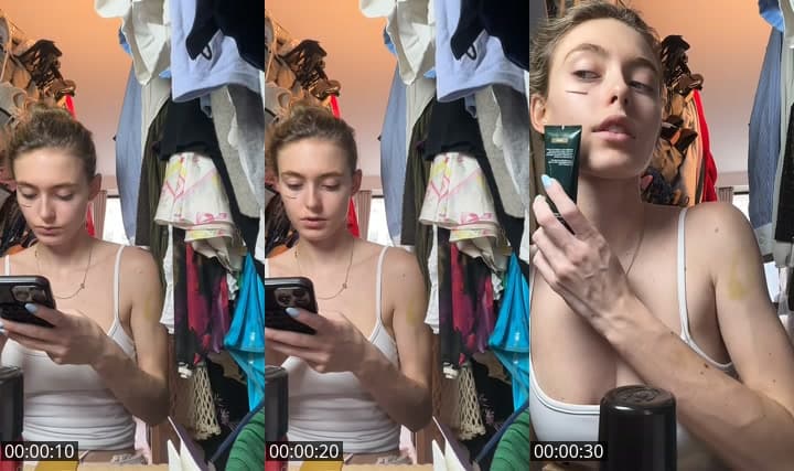 grwm for a last min event