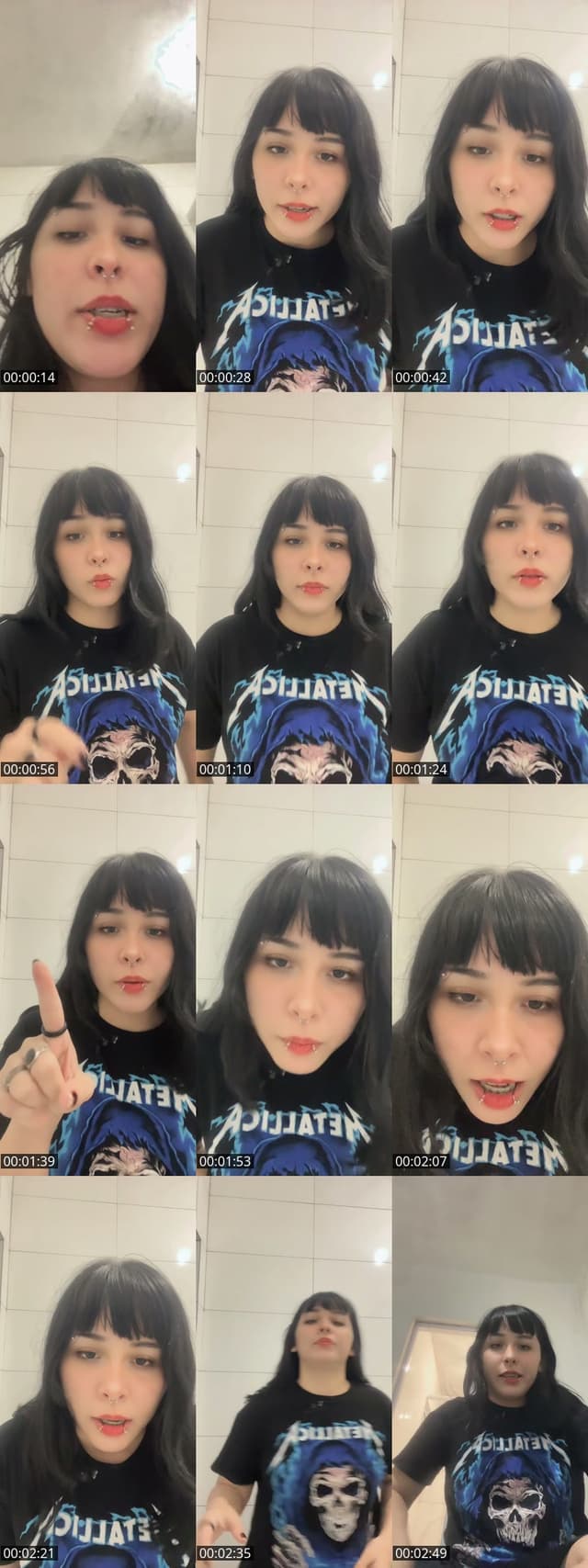 TikTok live: Oiii sou clara 🤘🏻😏 by @catyclara1