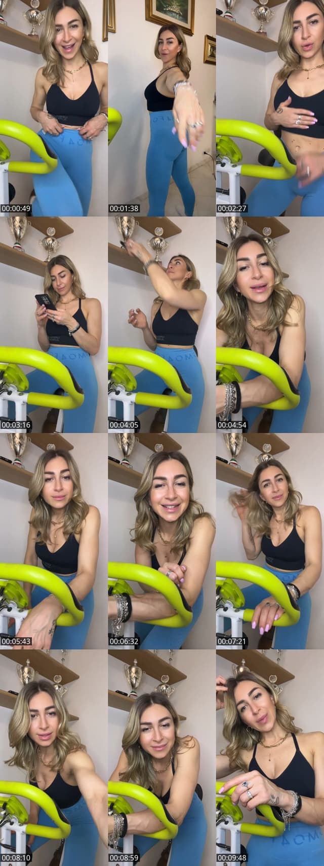 TikTok live: ALLENAMENTO INSIEME💙 by @sono_gaiapace