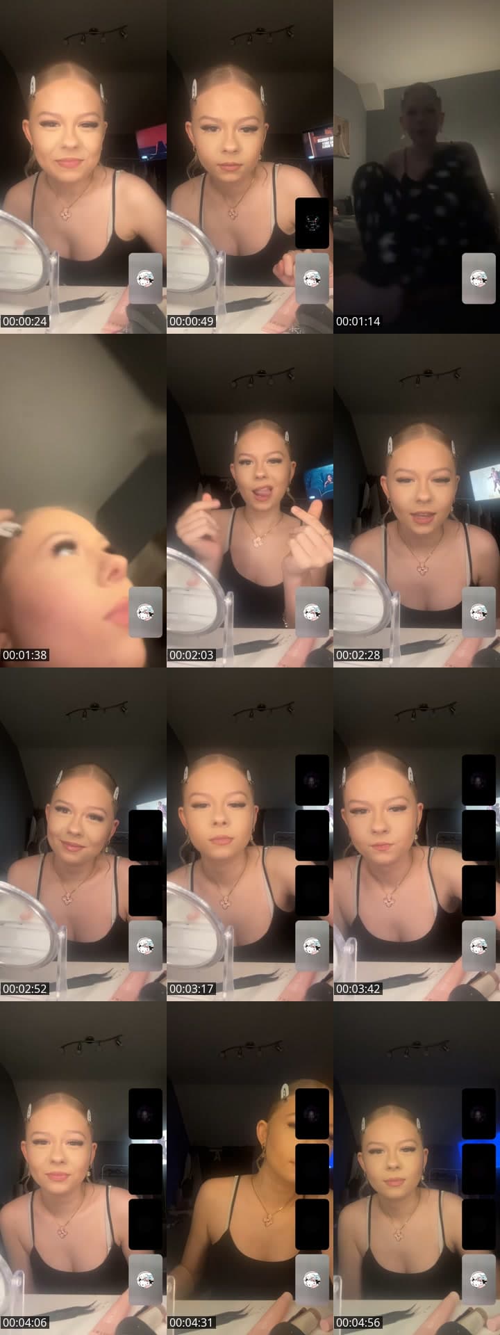 @amelia.isabellx TikTok live stream