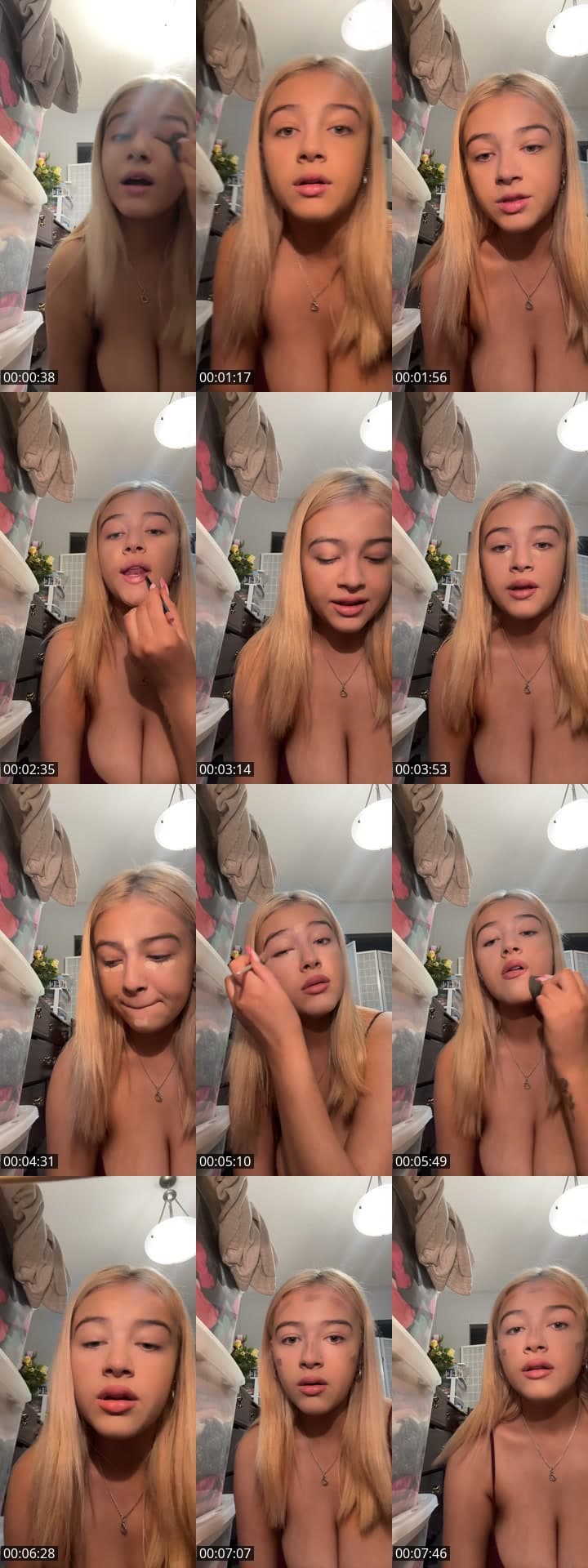 @justthefakeblonde TikTok live stream